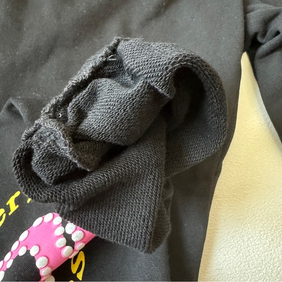 Sp5der Foam Pink Print On Black Trousers - Picture 7 of 7